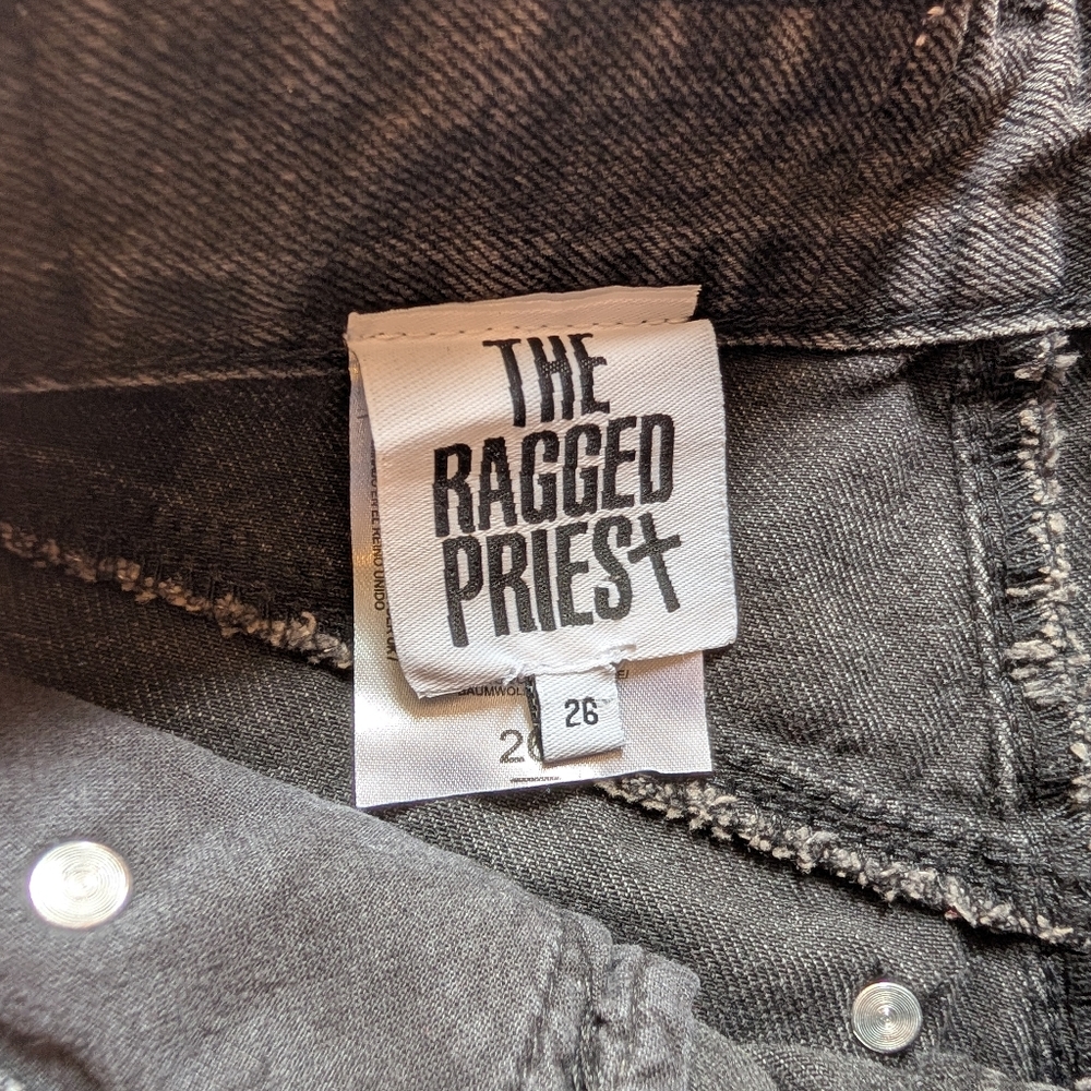 The Ragged Priest Black Jeans Colorful Stars Sz 24 - Picture 4 of 9